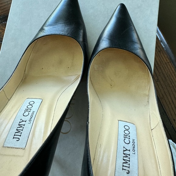 Jimmy Choo Black Pumps Size 38.5 - Picture 5 of 12